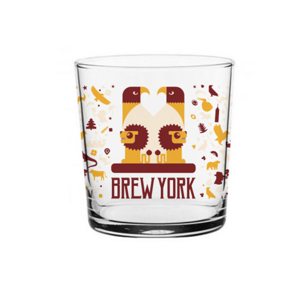 Brew York Half Pint Glass