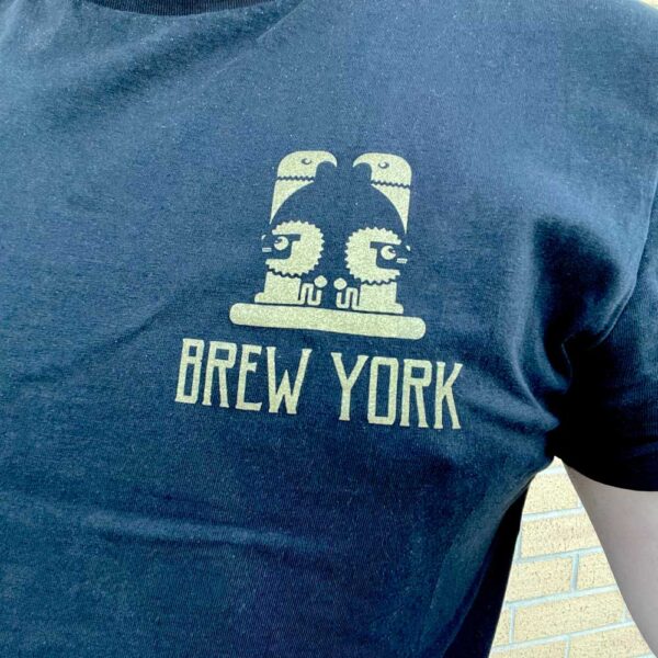 Brew York Black/Gold T-shirt - Image 2