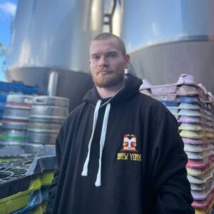 Brew York Black Hoodie - Embroidered