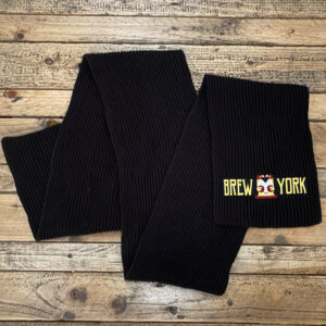 Brew York Embroidered Scarf